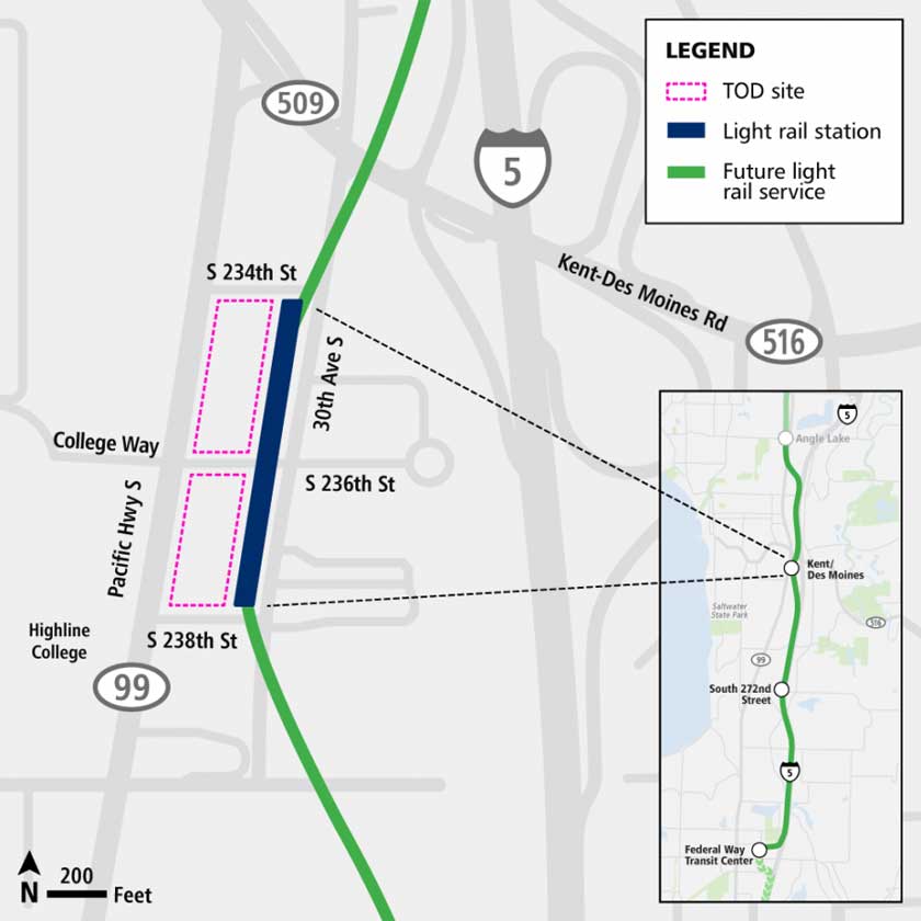 Kent-Des Moines Station? Highline Station? Help name Sound Transit’s new Light Link Rail Station