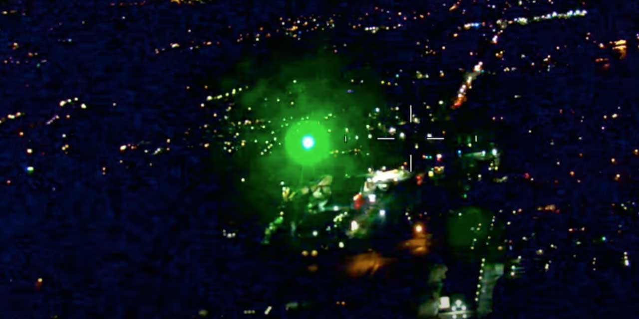 VIDEO: King County Sheriff’s Guardian One hit by laser over Kent Tuesday night