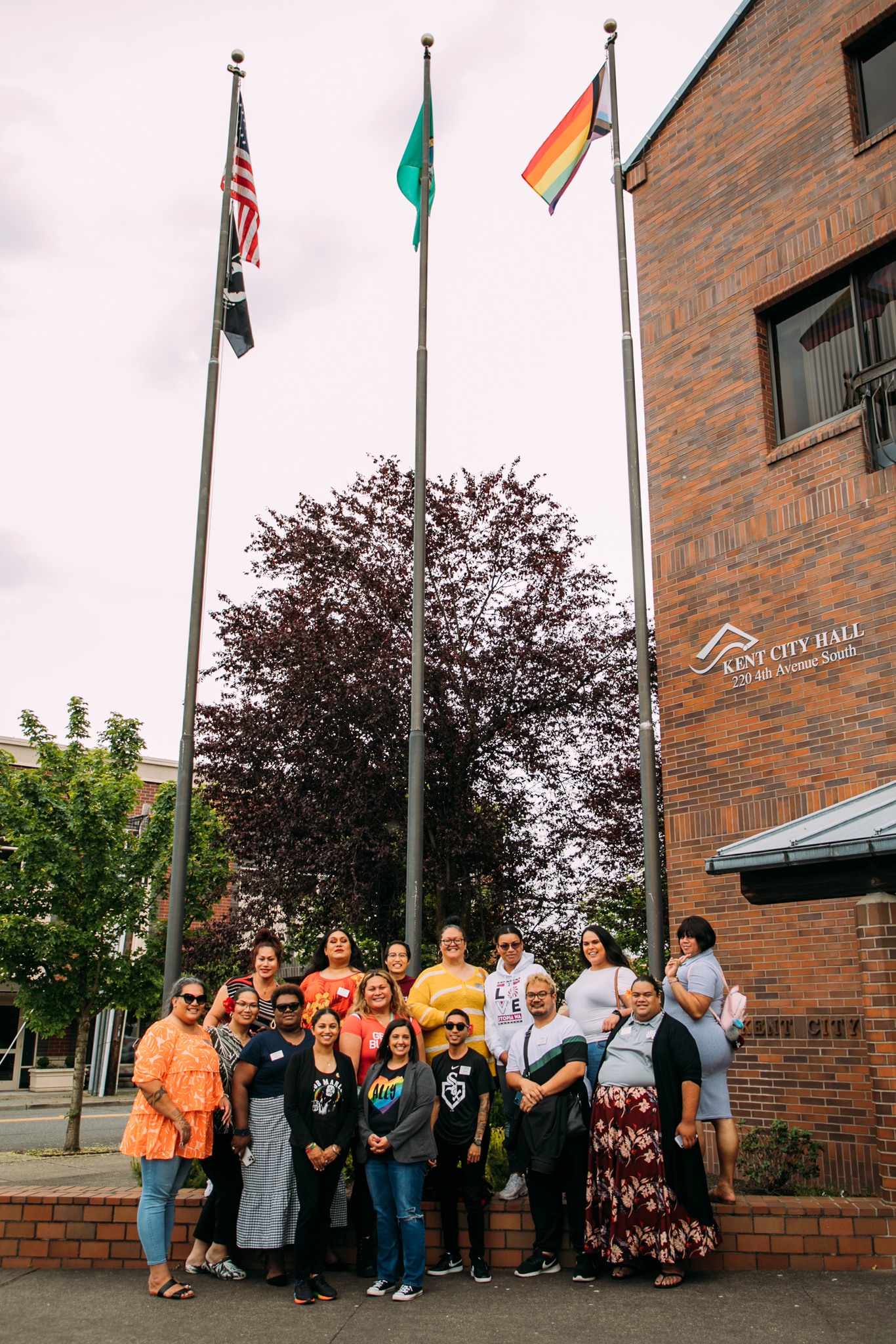 Pride Flag raised at Kent City Hall Wednesday for second year in row