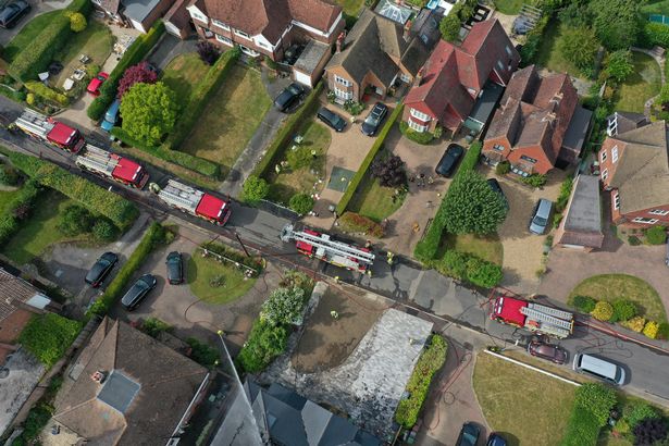 Tonbridge house fire sees eight fire engines rush to scene