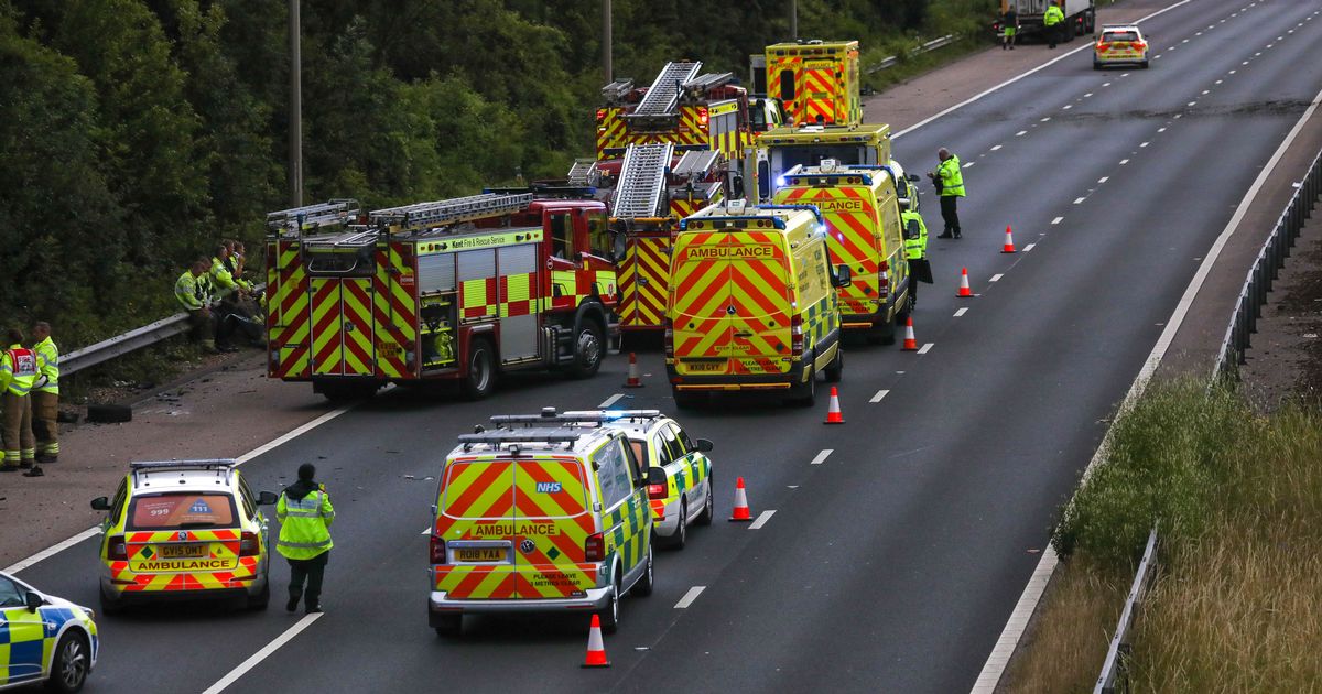 Live M2 traffic updates as M2 closed between Maidstone and Gillingham after ‘serious’ multi-vehicle collision