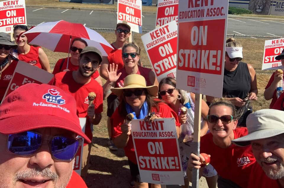 Day 3 of Kent teachers’ strike: No school on Monday, Aug. 29
